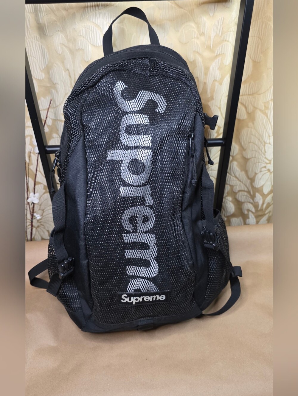 Supreme Backpack Black Regular Size